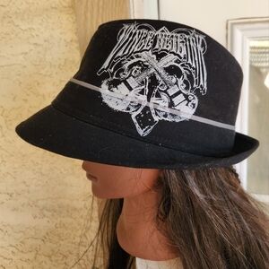 Vince Neil Ink brand The strip Las Vegas fedora hat black‎